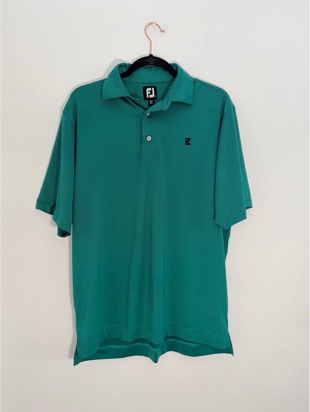 FootJoy Green Performance Golf Polo Shirt Men's XL Short Sleeve